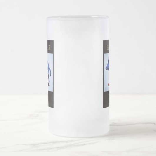 Blue Boar Tavern Mattierte Tasse (Mittel)