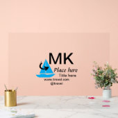 Blue boat Black Pfeil travel Agent blog Website Acrylschild (Hochzeit)