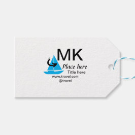 Blue boat Black Pfeil travel Agent blog Website Geschenkanhänger