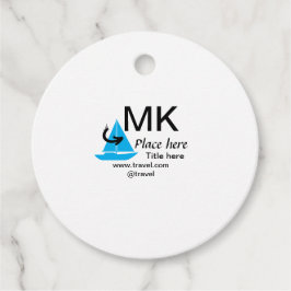 Blue boat Black Pfeil travel Agent blog Website Geschenkanhänger