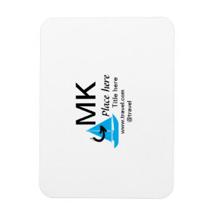 Blue boat Black Pfeil travel Agent blog Website Magnet