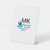 Blue boat Black Pfeil travel Agent blog Website Sockelschild (Vorderseite)