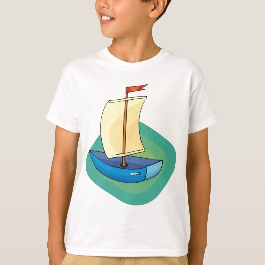 Blue Boat T-Shirt (Vorderseite)