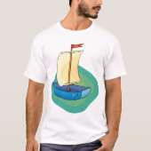 Blue Boat T-Shirt (Vorderseite)
