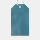 Blue Bodysuit Baby Duwer Gefallen Geschenketikette Geschenkanhänger (Rückseite)