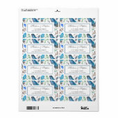 Blue Boho Aztec Watercolor - Hochzeit (Vorne)