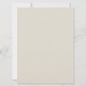 Blue Boho Bear Pumpkin Boy Baby Dusche Einladung (Rückseite)