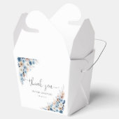 Blue Boho Floral Baby Showbox Geschenkschachtel (Geöffnet)