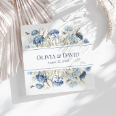 Blue Boho Garden Blume Hochzeiten von Napkins Serviette