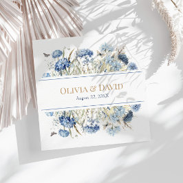 Blue Boho Garden Blume Hochzeiten von Napkins Serviette