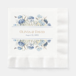 Blue Boho Garden Blume Hochzeiten von Napkins Serviette