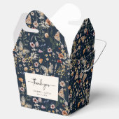 Blue Boho Gastgeschenk Hochzeit Box Geschenkschachtel (Geöffnet)