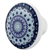 Blue Boho Mandala Keramikknauf (Rechts)