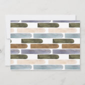 Blue Boho Pumpkins & Driving Floral Calendar & Fot Save The Date (Rückseite)