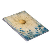 Blue Boho Sunshine" (oder manchmal "Boho Sun Blue" Notizblock (Rechte Seite)