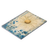 Blue Boho Sunshine" (oder manchmal "Boho Sun Blue" Notizblock (Linke Seite)