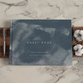 Blue Boho Watercolor Wedding Gästebuch