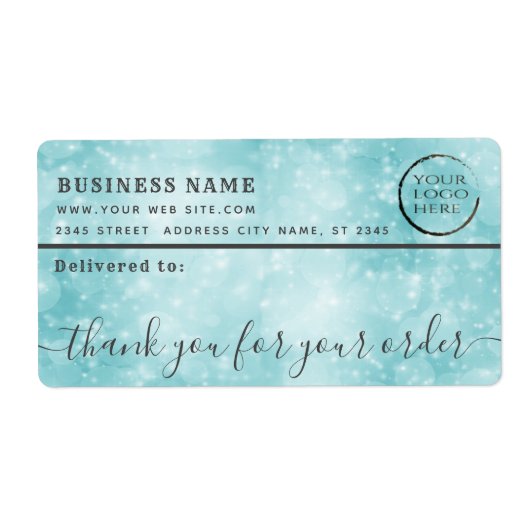 Blue Bokee-Logo vielen Dank für Ihr Business-Maili (Vorne)