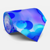 Blue Bokeh 92015 Krawatte (Gerollt)