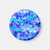 Blue Bokeh 92015 Magnet (Vorne)