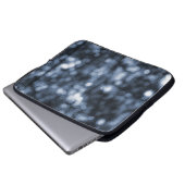 Blue Bokeh Computer Sleeve (Vorne Knopf)
