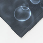 Blue Bokeh Fleecedecke (Ecke)
