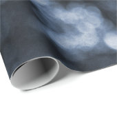 Blue Bokeh-Geschenkpackung Geschenkpapier (Rolleneckpunkt)