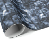Blue Bokeh Geschenkpapier (Rolleneckpunkt)