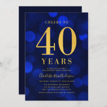 Blue Bokeh Gold freut sich auf 40 Jahre Geburtstag