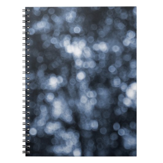Blue Bokeh Notizblock (Vorderseite)