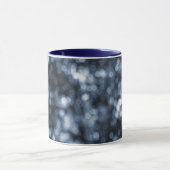 Blue Bokeh Ringer-Tasse Tasse (Zentrum)