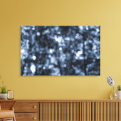 Blue Bokeh Wrapped Canvas Leinwanddruck (Insitu (Wohnzimmer))