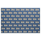 Blue Bold Brush Class of 2025 Stoff (Fat Quarter (45,7 x 55,9 cm))