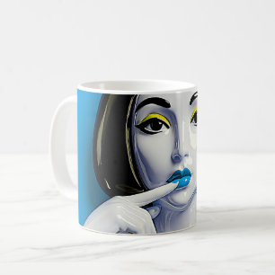 Blue Bold Muse Kaffeetasse