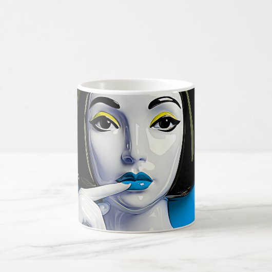 Blue Bold Muse Kaffeetasse (Mittel)