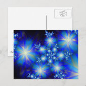 Blue Bonanza Niedlich Cool Abstrakt Postkarte (Vorne/Hinten)