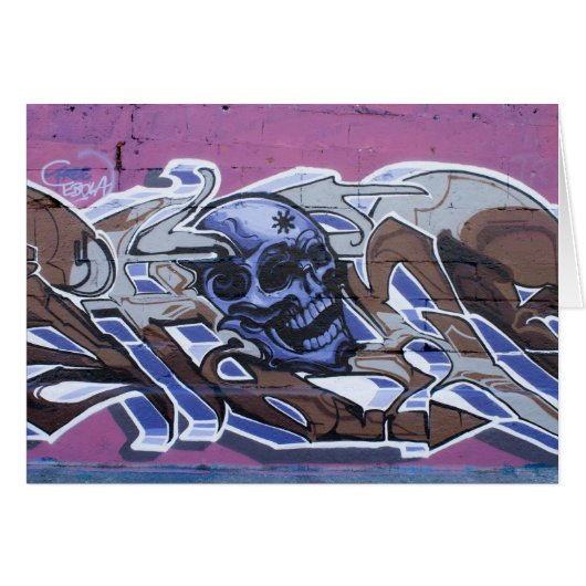 Blue Bonehead Graffiti (Vorderseite (Horizontal))