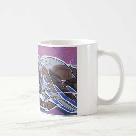 Blue Bonehead Graffiti Kaffeetasse (Rechts)