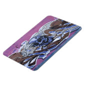 Blue Bonehead Graffiti Magnet (Linke Seite)