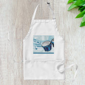 Blue Bongo Drum Music Schürze