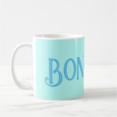 Blue Bonjour Aqua Tasse (Links)