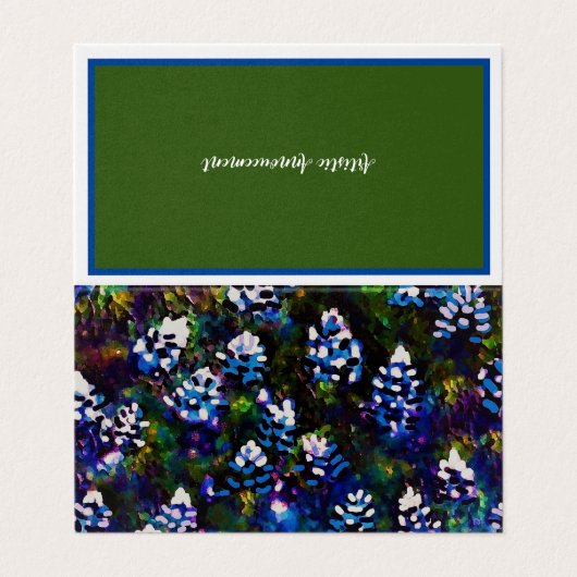 Blue Bonnet Medley (Außenseite Aufgefaltet)