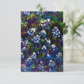 Blue Bonnet Medley Karte (Stehend Vorderseite)