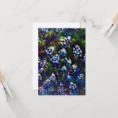 Blue Bonnet Medley Karte (Vorderseite/Rückseite Beispiel)