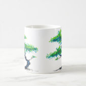 Blue Bonsai Watercolor Tasse (Mittel)