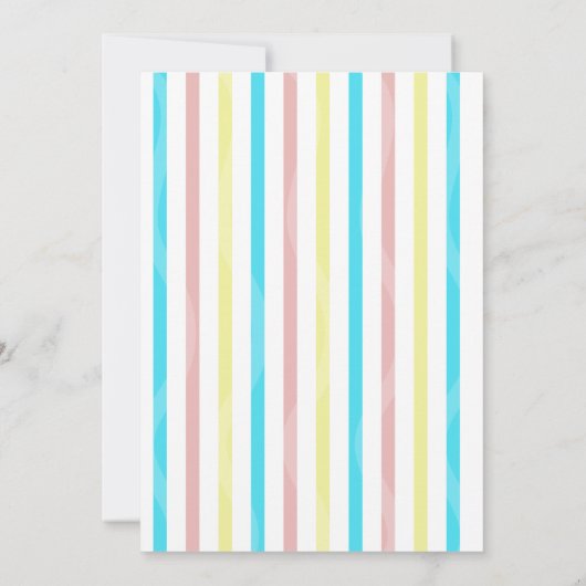 Blue BOO Ich bin halb bis ein 6 Monate Junge Gebur Einladung (Rückseite)