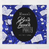 Blue Book Launch Party Schaumweinetikett (Einzelnes Label)