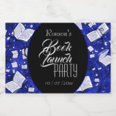 Blue Book Launch Party Schaumweinetikett (Einzelnes Label)