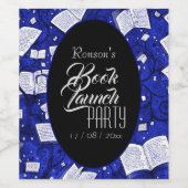 Blue Book Launch Party Weinetikett (Einzelnes Label)