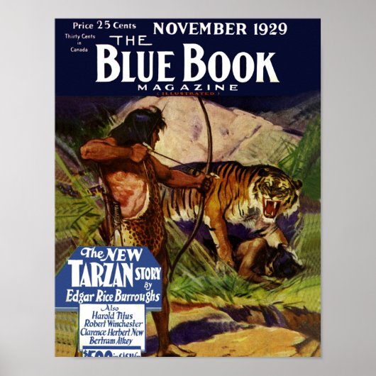 Blue Book November 1929 Poster (Vorne)